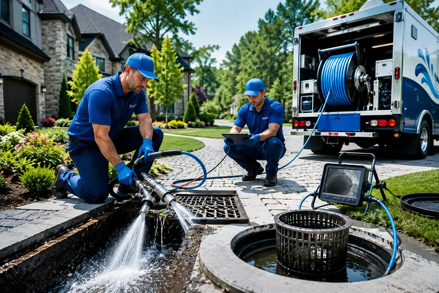 Local outdoor drain cleaning professionals in Forestville, WI