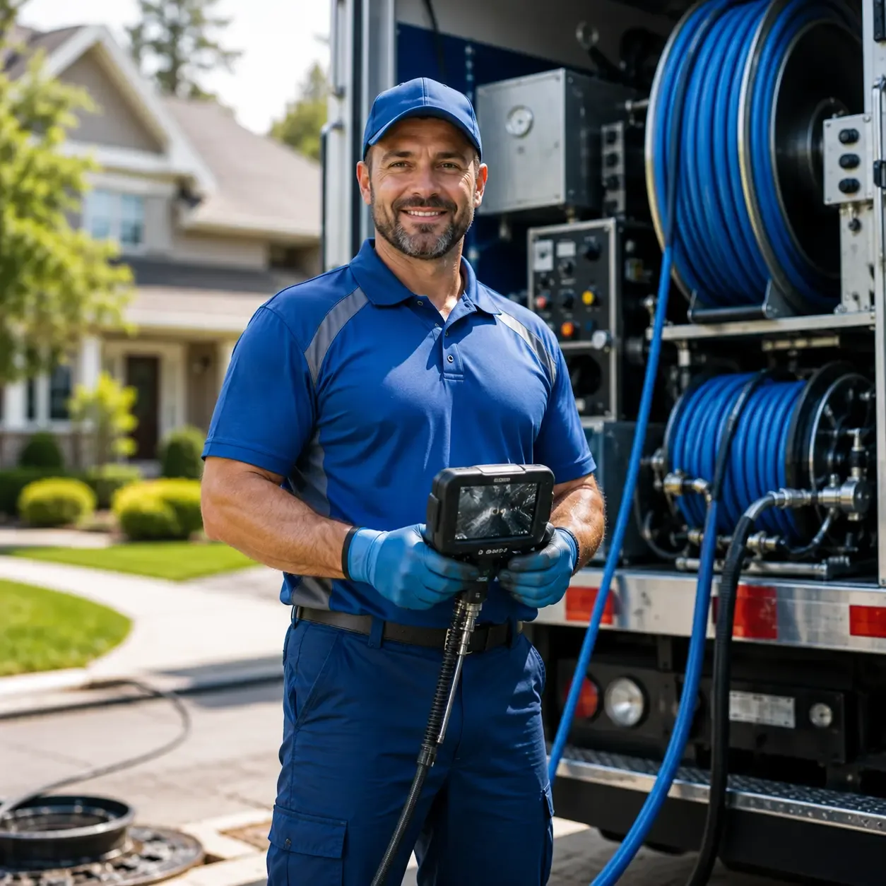 Local outdoor drain cleaning specialists in Forestville, WI